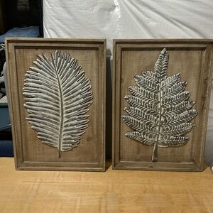 Distressed wood and metal lead pictures